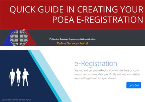 www.poea.gov.ph e registration